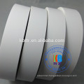 Printed white adhesive thermal printing iron on name label